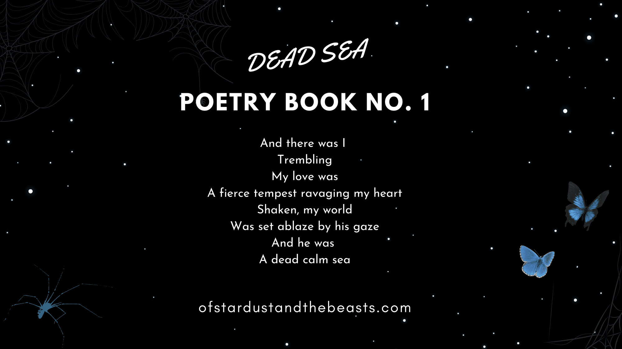 Poem from the poetry book... Dead calm Sea.